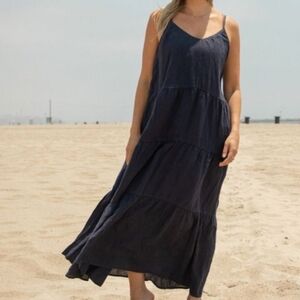 NWT Left On Friday Linen Dress